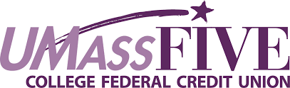 Image is of the UMASSFive Credit Union Logo
